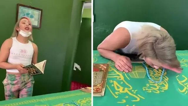Türbede dini değerlerle alay edip TikTok videosu çeken kendini bilmez, gözaltına alındı Türbede dini değerlerle alay edip TikTok videosu çeken kendini bilmez, gözaltına alındı