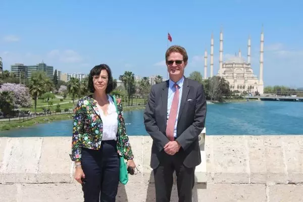 AB TÜRKİYE DELEGASYONU BAŞKANI BÜYÜKELÇİ NİKOLAUS MEYER LANDRUT ADANA'DA AB TÜRKİYE DELEGASYONU BAŞKANI BÜYÜKELÇİ NİKOLAUS MEYER LANDRUT ADANA'DA