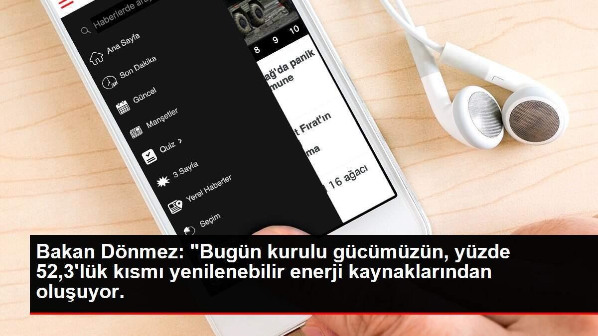 Son dakika: Bakan Dönmez, güneş enerjisinde mini YEKA yarışmalarının pazartesi itibarıyla başlayacağını söyledi Açıklaması Son dakika: Bakan Dönmez, güneş enerjisinde mini YEKA yarışmalarının pazartesi itibarıyla başlayacağını söyledi Açıklaması