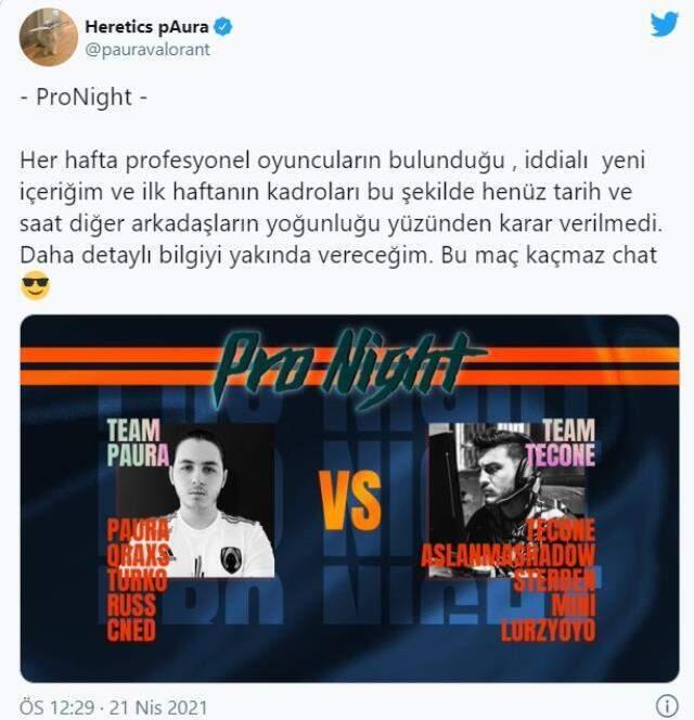 Başarılı Türk temsilcilerimizden pAura yeni içeriği ProNight'ı duyurdu! Başarılı Türk temsilcilerimizden pAura yeni içeriği ProNight'ı duyurdu!