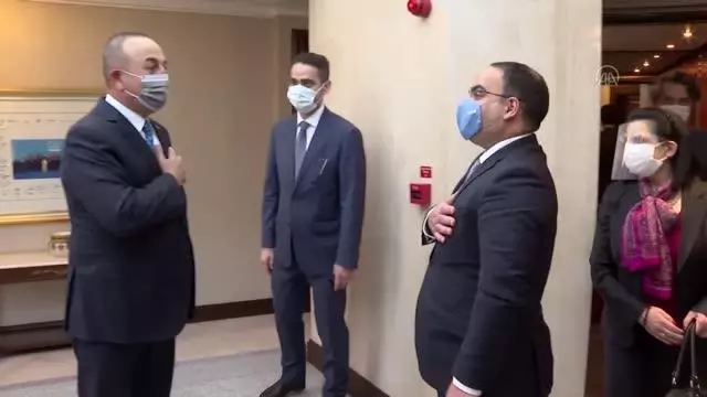 Dışişleri Bakanı Çavuşoğlu, Malta Maliye ve İstihdam Bakanı Clyde ??Caruana ile bir araya geldi Dışişleri Bakanı Çavuşoğlu, Malta Maliye ve İstihdam Bakanı Clyde ??Caruana ile bir araya geldi