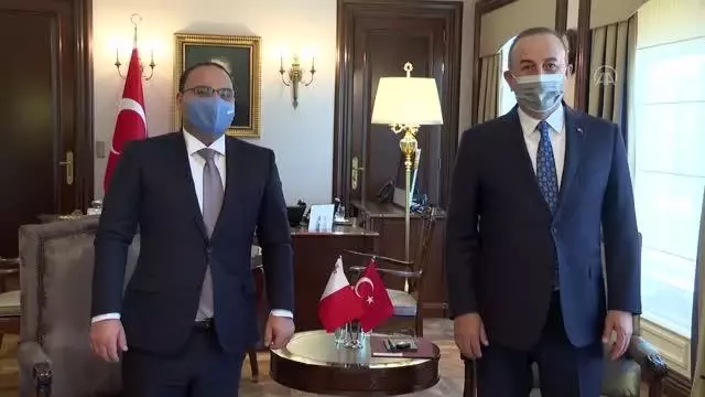 Dışişleri Bakanı Çavuşoğlu, Malta Maliye ve İstihdam Bakanı Clyde ??Caruana ile bir araya geldi Dışişleri Bakanı Çavuşoğlu, Malta Maliye ve İstihdam Bakanı Clyde ??Caruana ile bir araya geldi