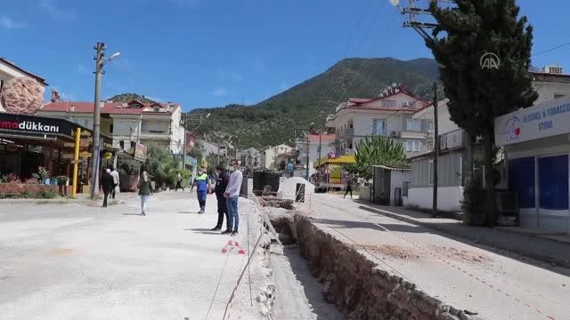 Fethiye'de turizm sezonu öncesi altyapı çalışmaları başladı