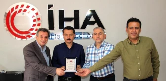 İGD'den İHA Muhabiri Ahmet Arslantaş'a paket