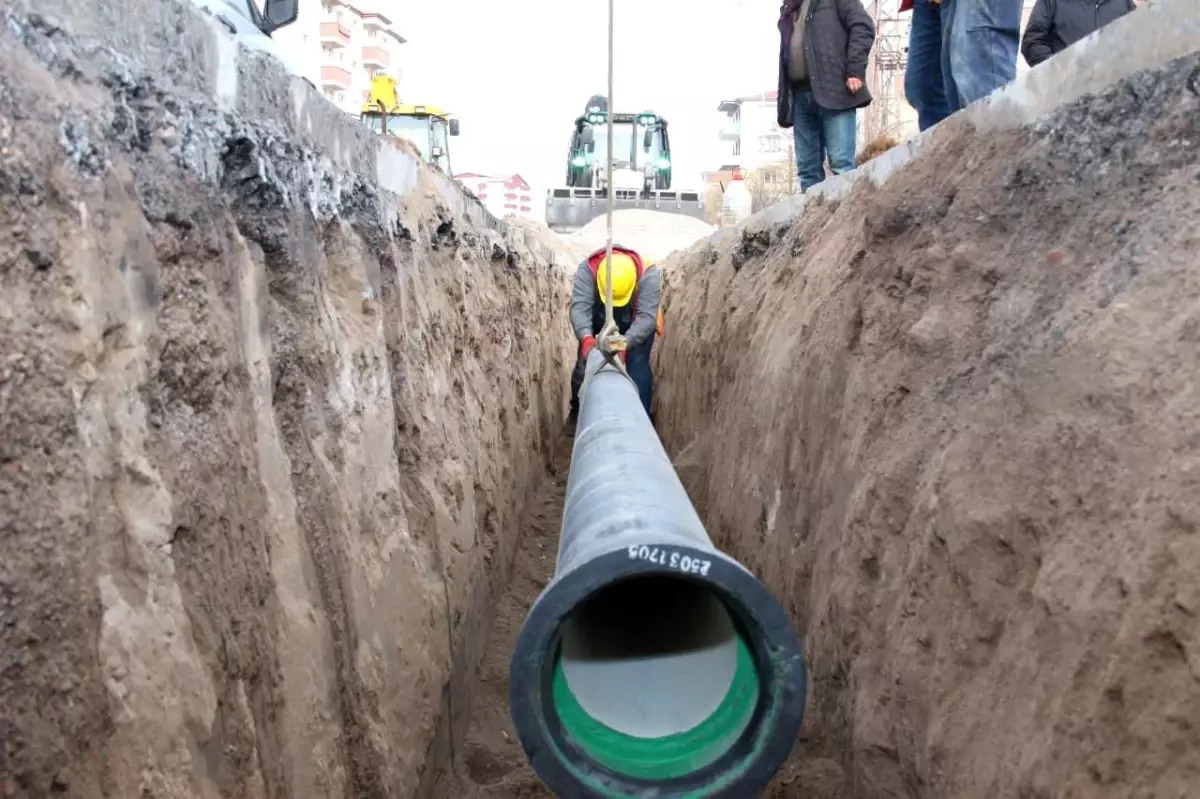 İncesu'ya 6 bin 303 metrelik şebeke hattı