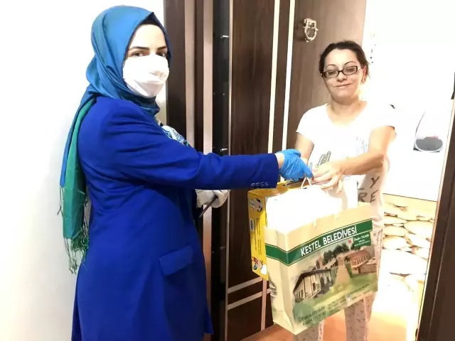 Kestel Belediyesi'nden bin 226 anneye 'Bebek Gelişim' seti