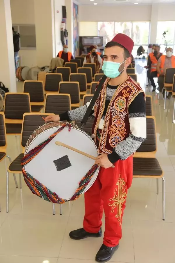 Ramazan davulcularına ritim eğitimi Ramazan davulcularına ritim eğitimi