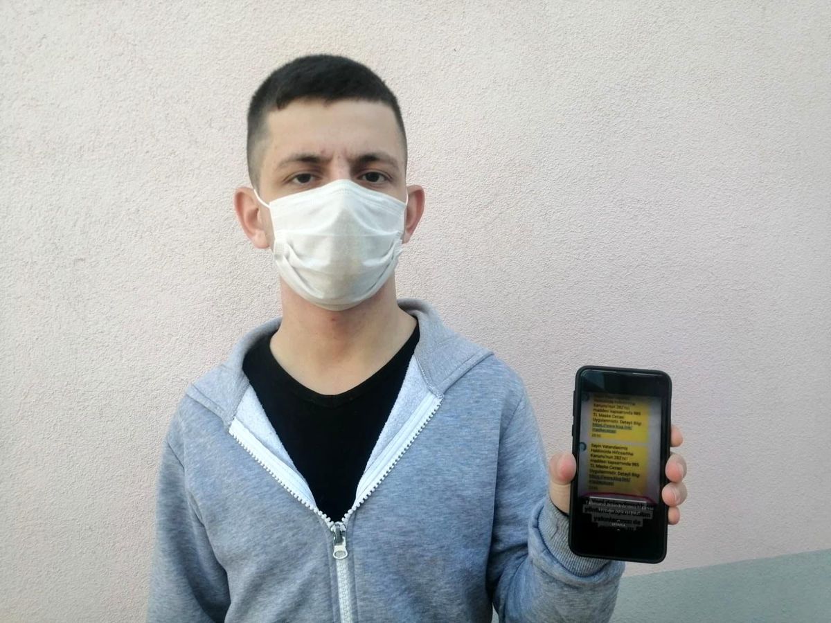 'Sahte Maske Cezası' mesajıyla son 1 haftada 300 bin lira vurgun yaptılar