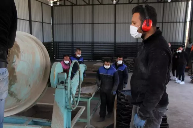 Sinop'ta parke taşı üretim tesisi kuruldu Sinop'ta parke taşı üretim tesisi kuruldu
