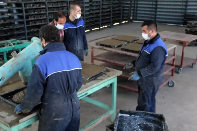 Sinop'ta parke taşı üretim tesisi kuruldu Sinop'ta parke taşı üretim tesisi kuruldu