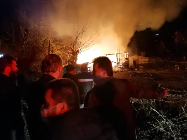 Sinop'ta ahır yangını: 12 büyükbaş hayvan telef oldu Sinop'ta ahır yangını: 12 büyükbaş hayvan telef oldu