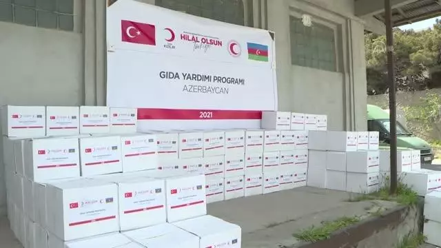 Türk Kızılay Azerbaycan'da 5 bin aileye gıda yardımı ulaştıracak Türk Kızılay Azerbaycan'da 5 bin aileye gıda yardımı ulaştıracak