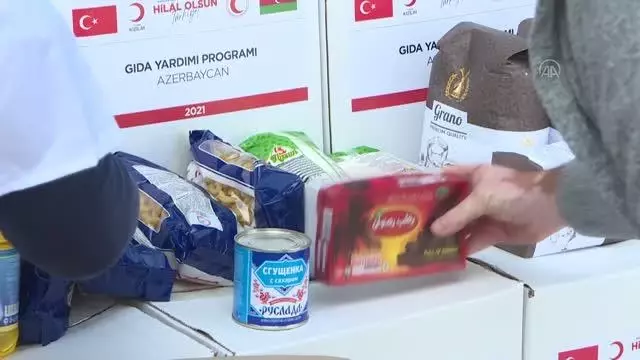 Türk Kızılay Azerbaycan'da 5 bin aileye gıda yardımı ulaştıracak Türk Kızılay Azerbaycan'da 5 bin aileye gıda yardımı ulaştıracak