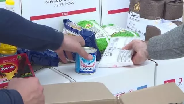 Türk Kızılay Azerbaycan'da 5 bin aileye gıda yardımı ulaştıracak Türk Kızılay Azerbaycan'da 5 bin aileye gıda yardımı ulaştıracak