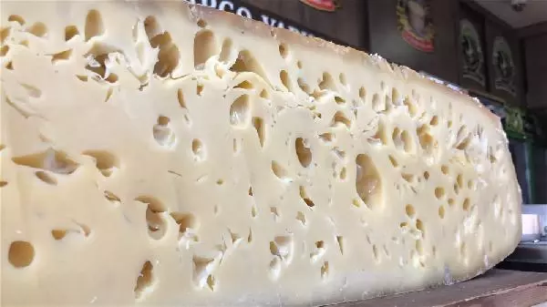 1400 litre sütten ürettiği 56 kiloluk Gravyer peynirini satışa çıkardı 1400 litre sütten ürettiği 56 kiloluk Gravyer peynirini satışa çıkardı