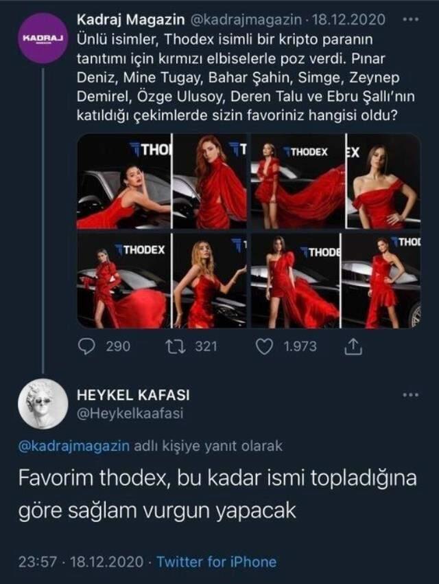 2 milyar dolarla yurt dışına kaçan Thodex'in kurucusu 'Türkiye'de hizmet veriyor olmamız şans' diye konuşmuş 2 milyar dolarla yurt dışına kaçan Thodex'in kurucusu 'Türkiye'de hizmet veriyor olmamız şans' diye konuşmuş