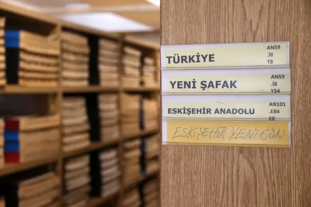 Binlerce ciltten oluşan gazete arşivi geçmişe ışık tutuyor Binlerce ciltten oluşan gazete arşivi geçmişe ışık tutuyor
