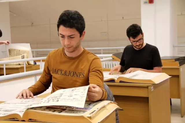 Binlerce ciltten oluşan gazete arşivi geçmişe ışık tutuyor Binlerce ciltten oluşan gazete arşivi geçmişe ışık tutuyor