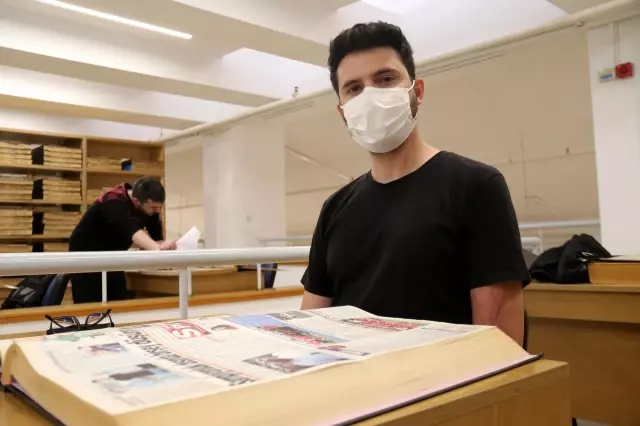 Binlerce ciltten oluşan gazete arşivi geçmişe ışık tutuyor Binlerce ciltten oluşan gazete arşivi geçmişe ışık tutuyor