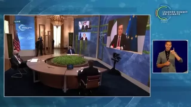 İtalya Başbakanı Draghi'den, İklim Zirvesi'nde küresel ısınmada rotayı tersine çevirme çağrısı İtalya Başbakanı Draghi'den, İklim Zirvesi'nde küresel ısınmada rotayı tersine çevirme çağrısı