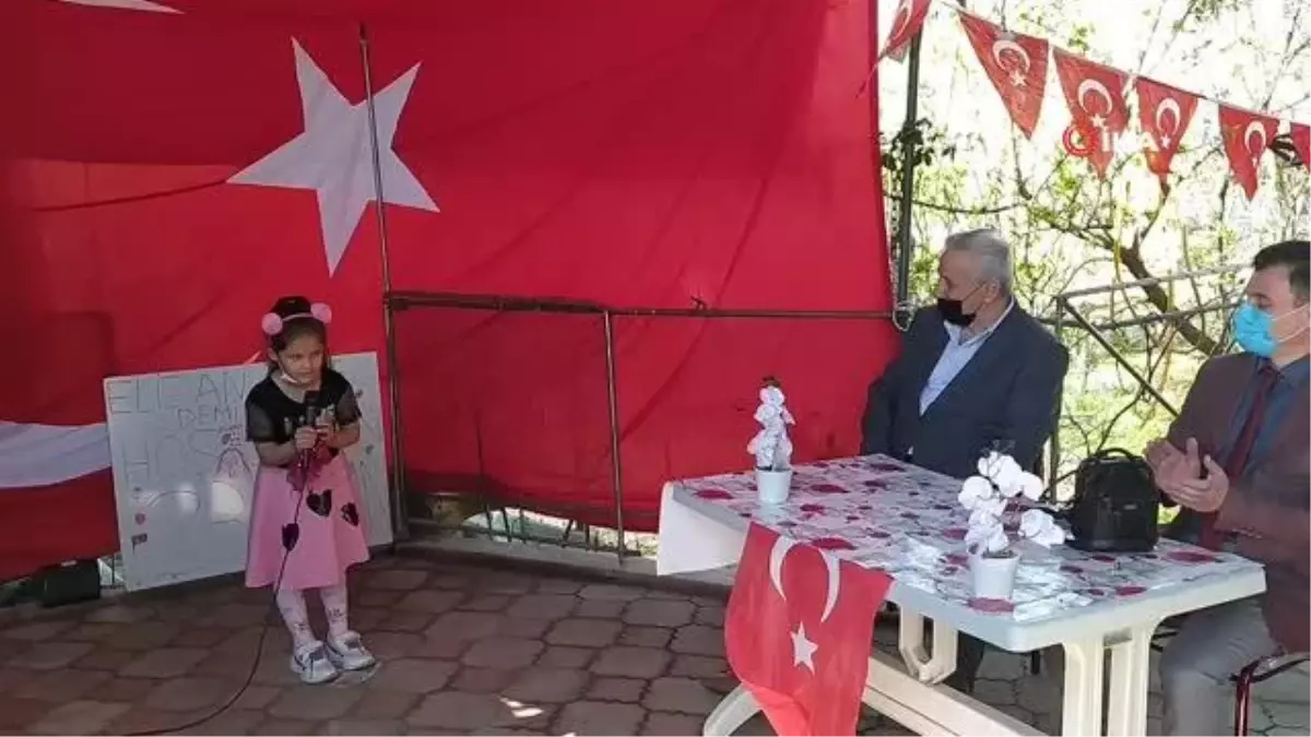 Minik Elizan Ece kumbarasını Bağışladı