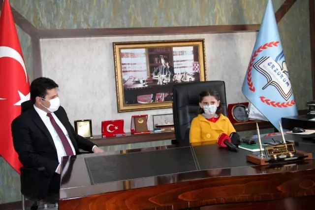Minik Milli Eğitim Müdüründen, temizlik, maske ve mesafe çağrısı Minik Milli Eğitim Müdüründen, temizlik, maske ve mesafe çağrısı