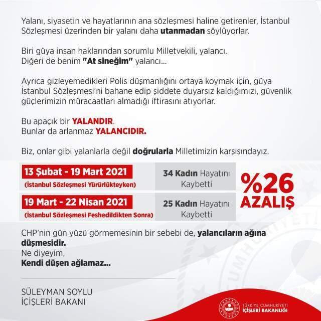 Tweet krizi! Emniyet paylaşımı sildi, Bakan Soylu geri adım atmadı Tweet krizi! Emniyet paylaşımı sildi, Bakan Soylu geri adım atmadı