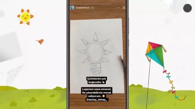 AK Parti logosunu 23 Nisan için değiştirdi AK Parti logosunu 23 Nisan için değiştirdi