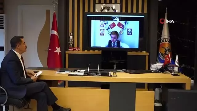 Başkan Deveci makamını Meşhur'a telekonferansla devretti