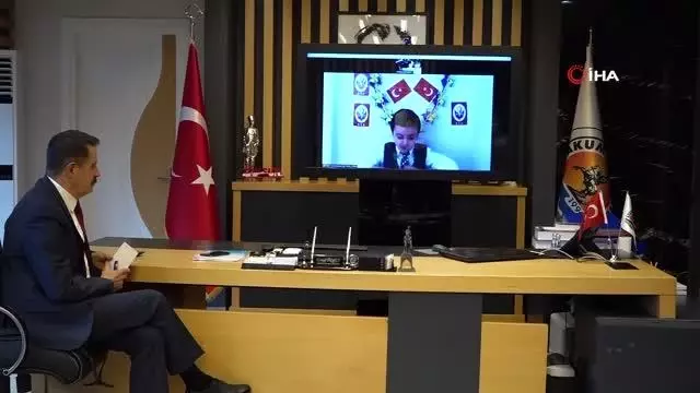 Başkan Deveci makamını Meşhur'a telekonferansla devretti