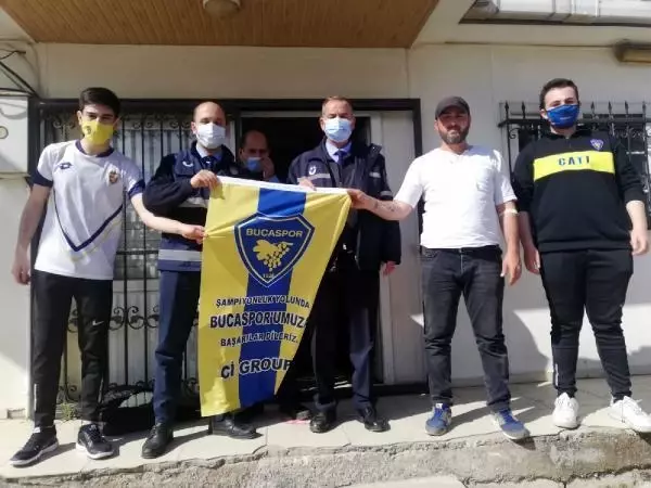 Bucaspor'a bayrak desteği