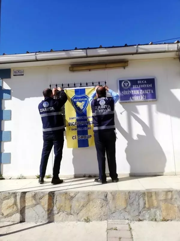 Bucaspor'a bayrak desteği