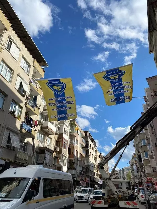 Bucaspor'a bayrak desteği