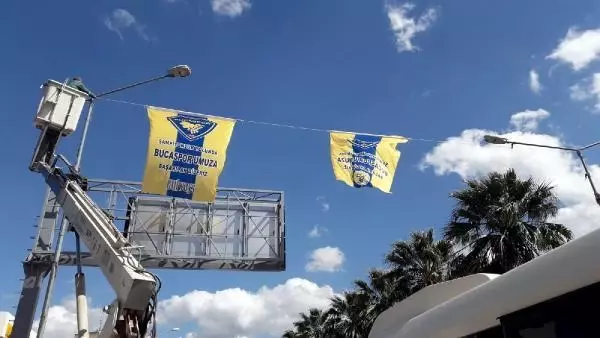 Bucaspor'a bayrak desteği