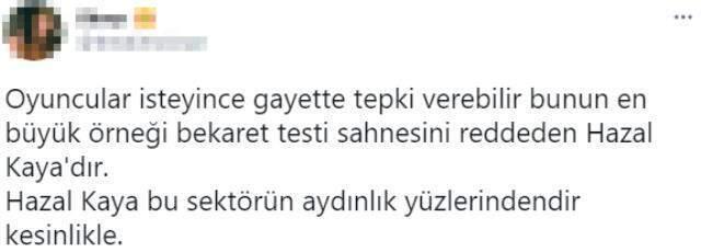 Camdaki Kız'daki bekaret sahnesinin ardından Hazal Kaya'nın yıllar önceki sözleri gündem oldu Camdaki Kız'daki bekaret sahnesinin ardından Hazal Kaya'nın yıllar önceki sözleri gündem oldu