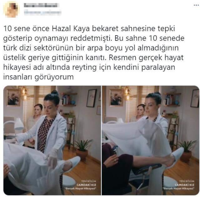 Camdaki Kız'daki bekaret sahnesinin ardından Hazal Kaya'nın yıllar önceki sözleri gündem oldu Camdaki Kız'daki bekaret sahnesinin ardından Hazal Kaya'nın yıllar önceki sözleri gündem oldu