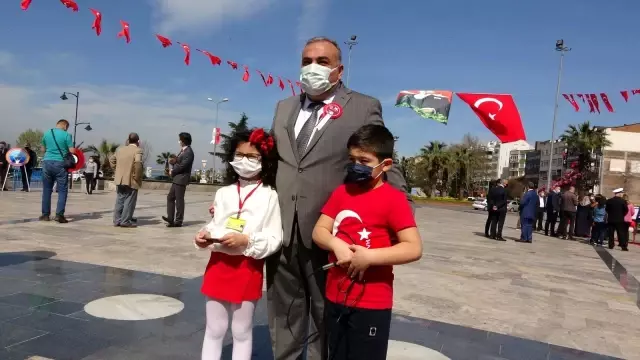 Çocuk gazeteciler sordu, protokol yanıtladı