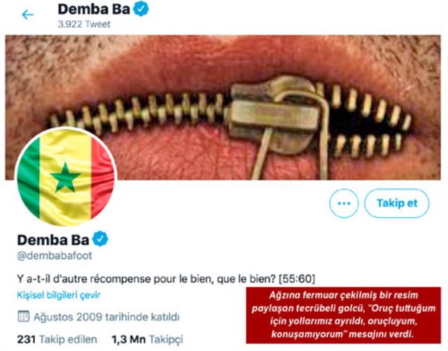 Demba Ba'nın Başakşehir'den ayrılışının arkasından oruç yasağı çıktı