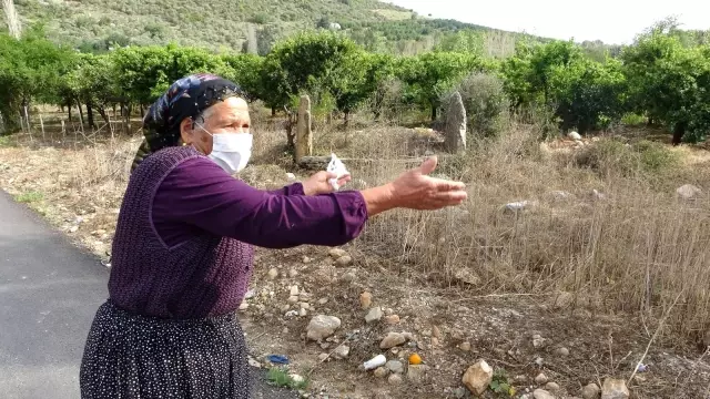 'Mezarlığa narenciye ağaçları dikildi' iddiası ortalığı karıştırdı! Köylü, yana yakıla mezarlarını arıyor