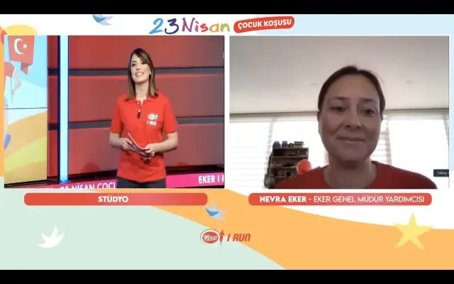 Minik adımlar 23 Nisan'ı evlerinde koşarak kutladı