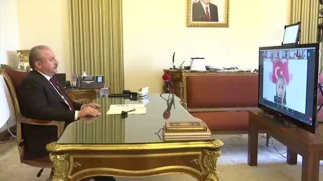 TBMM Başkanı Şentop, 81 ilden çocuklarla çevrim içi ortamda buluştu Açıklaması TBMM Başkanı Şentop, 81 ilden çocuklarla çevrim içi ortamda buluştu Açıklaması