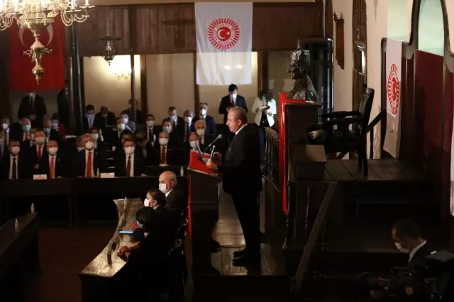 TBMM'nin açılışının 101'inci yıl dönümü dolayısıyla Birinci Mecliste tören düzenlendi