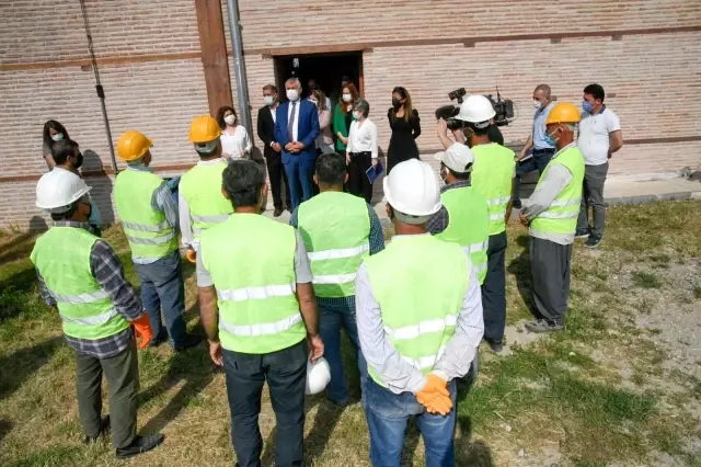 Büyükşehir Belediyesinden, Tepebağ Höyüğü'ndeki arkeolojik kazıya destek Büyükşehir Belediyesinden, Tepebağ Höyüğü'ndeki arkeolojik kazıya destek