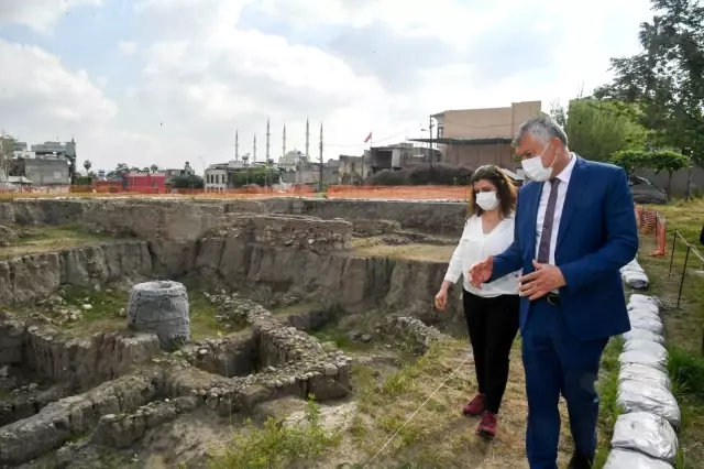 Büyükşehir Belediyesinden, Tepebağ Höyüğü'ndeki arkeolojik kazıya destek Büyükşehir Belediyesinden, Tepebağ Höyüğü'ndeki arkeolojik kazıya destek