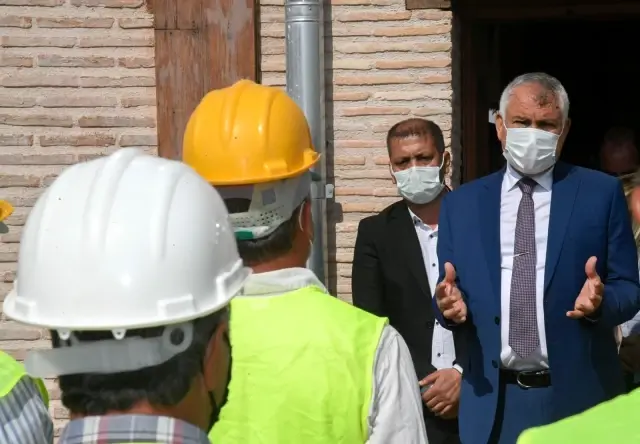 Büyükşehir Belediyesinden, Tepebağ Höyüğü'ndeki arkeolojik kazıya destek Büyükşehir Belediyesinden, Tepebağ Höyüğü'ndeki arkeolojik kazıya destek