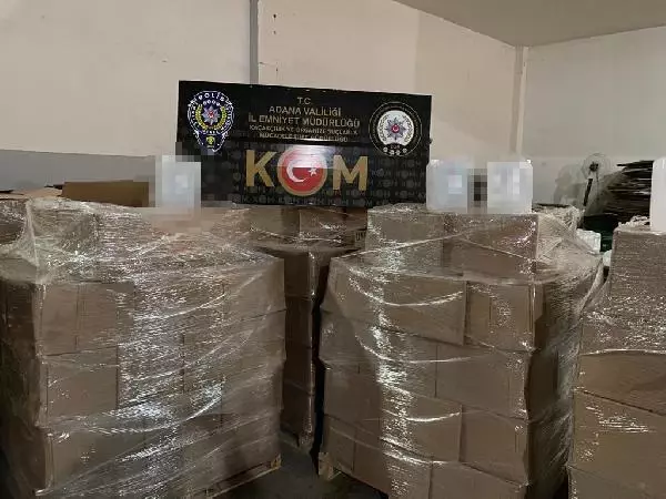 ADANA'DA KAÇAKÇILIK OPERASYONU ADANA'DA KAÇAKÇILIK OPERASYONU