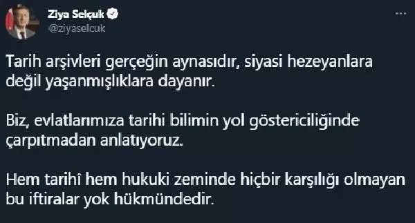 Cumhurbaşkanlığı Kabinesi'nden, ABD Başkanı Biden'a tepkiler Cumhurbaşkanlığı Kabinesi'nden, ABD Başkanı Biden'a tepkiler