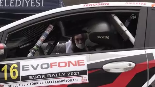 ESKİŞEHİR - Evofone ESOK Rallisi'nde ilk gün tamamlandı ESKİŞEHİR - Evofone ESOK Rallisi'nde ilk gün tamamlandı