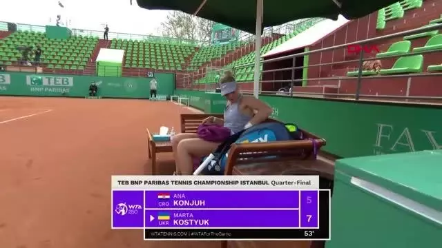 SPOR TEB BNP Paribas Tennis Championship'da yarı final heyecanı