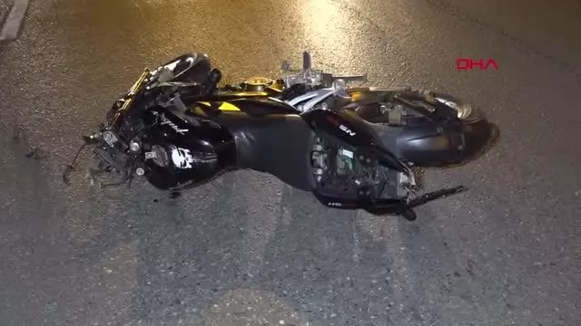 Vincin demir ayağına çarpan motosiklet sürücüsü öldü Vincin demir ayağına çarpan motosiklet sürücüsü öldü
